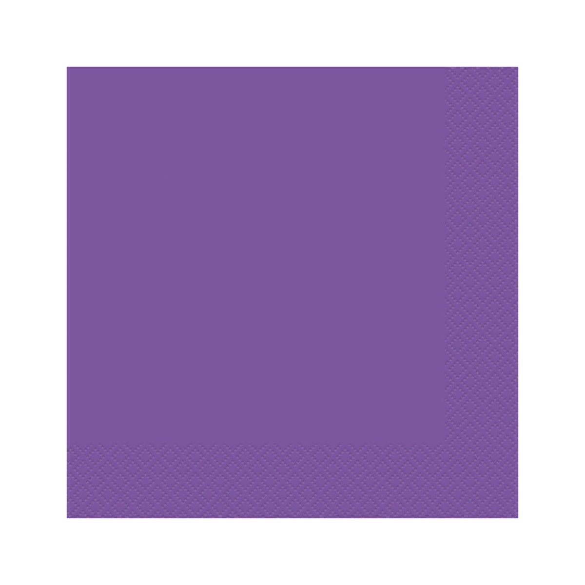 UNIQUE PARTY FAVORS Disposable-Plasticware Purple Small Beverage Napkins, 20 Count 011179992119