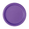 UNIQUE PARTY FAVORS Disposable-Plasticware Purple Small Round Dessert Paper Plates, 7 Inches, 8 Count 011179470341