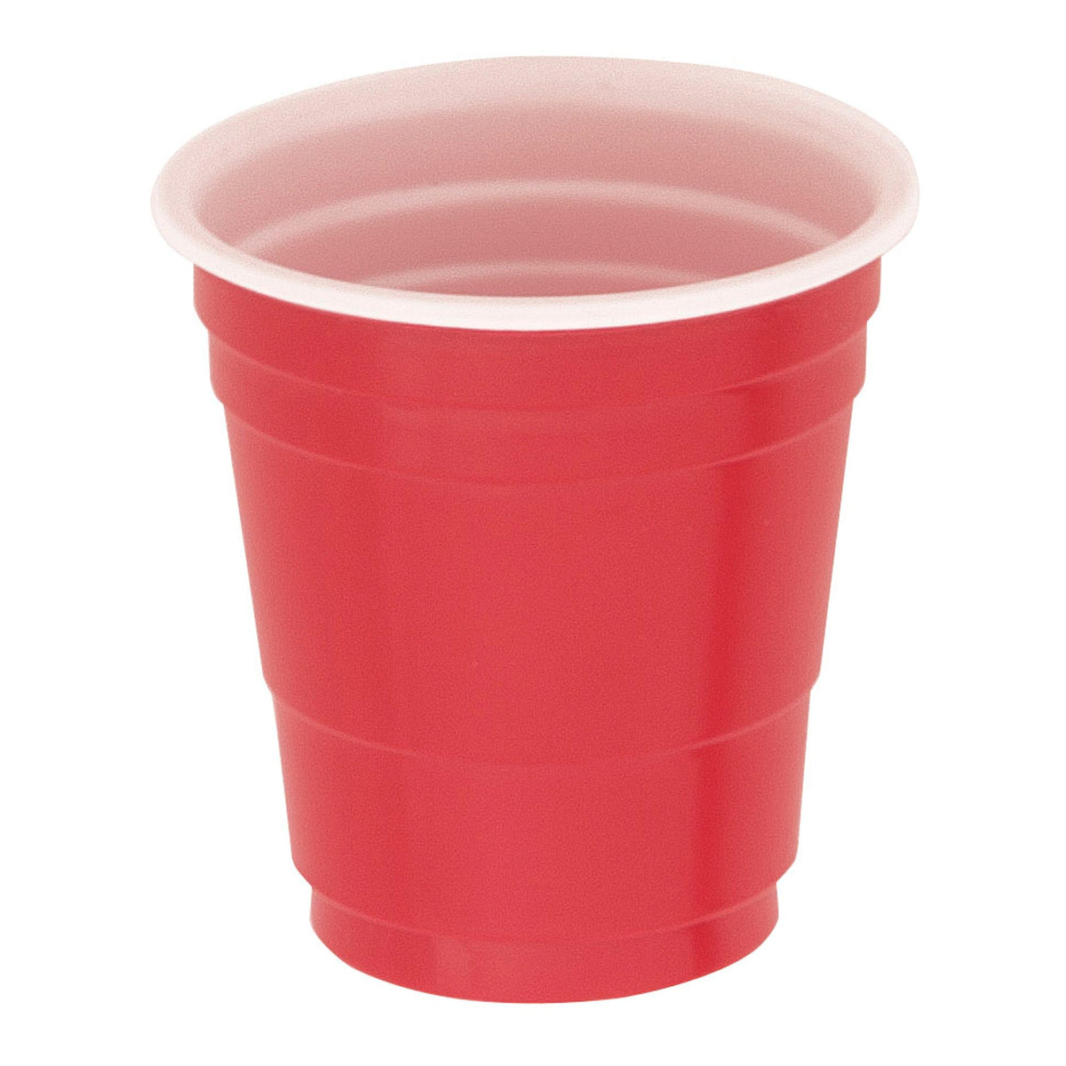 UNIQUE PARTY FAVORS Disposable-Plasticware Red Plastic Shot Glasses, 2 Oz, 20 Count 011179375790