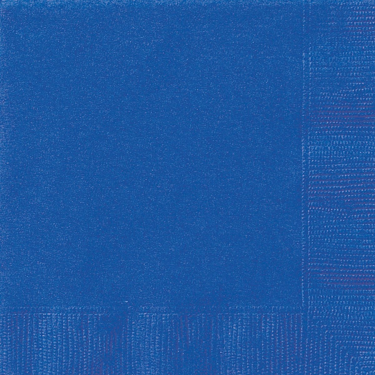 UNIQUE PARTY FAVORS Disposable-Plasticware Royal Blue Large Lunch Napkins, 20 Count 011179314621