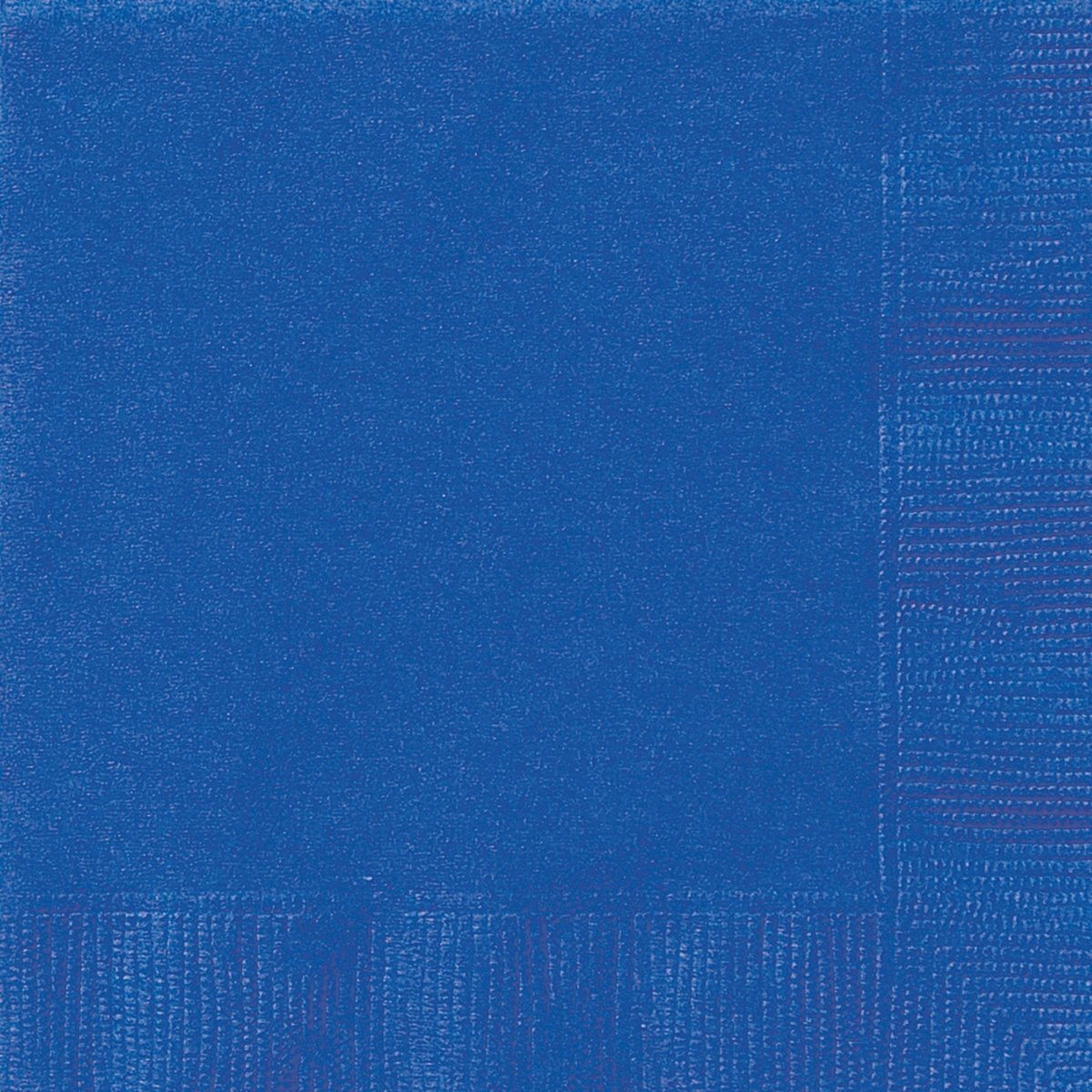 UNIQUE PARTY FAVORS Disposable-Plasticware Royal Blue Large Lunch Napkins, 20 Count 011179314621