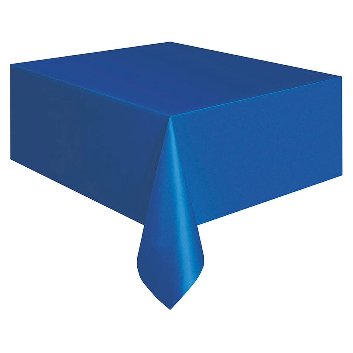 UNIQUE PARTY FAVORS Disposable-Plasticware Royal Blue Rectangular Plastic Table Cover, 54 x 108 Inches, 1 Count 011179050857