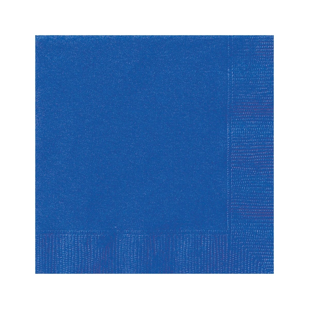 UNIQUE PARTY FAVORS Disposable-Plasticware Royal Blue Small Beverage Napkins, 20 Count 011179314614