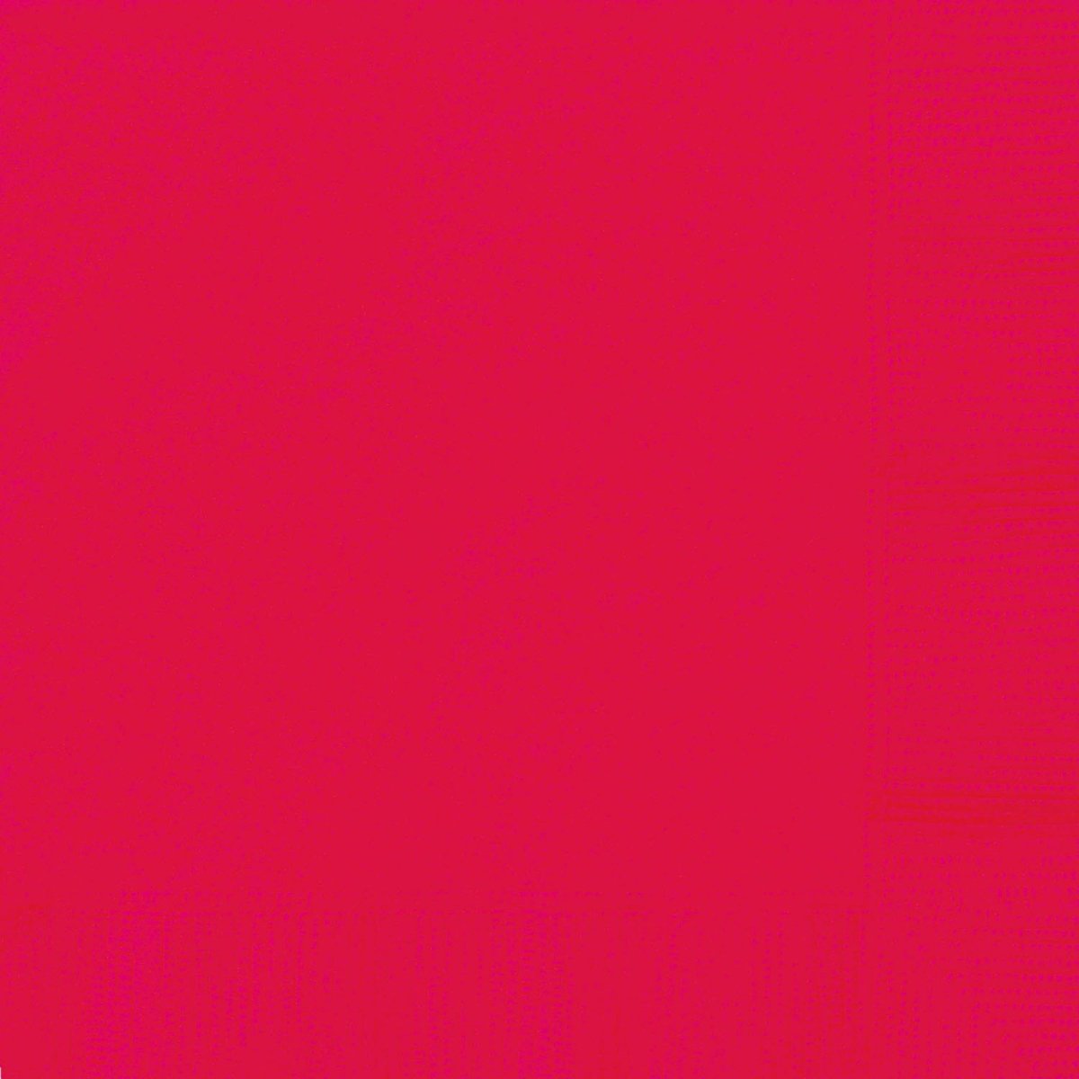 UNIQUE PARTY FAVORS Disposable-Plasticware Ruby Red Large Lunch Napkins, 20 Count 011179031221