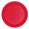 UNIQUE PARTY FAVORS Disposable-Plasticware Ruby Red Large Round Lunch Paper Plates, 9 Inches, 8 Count 011179031252