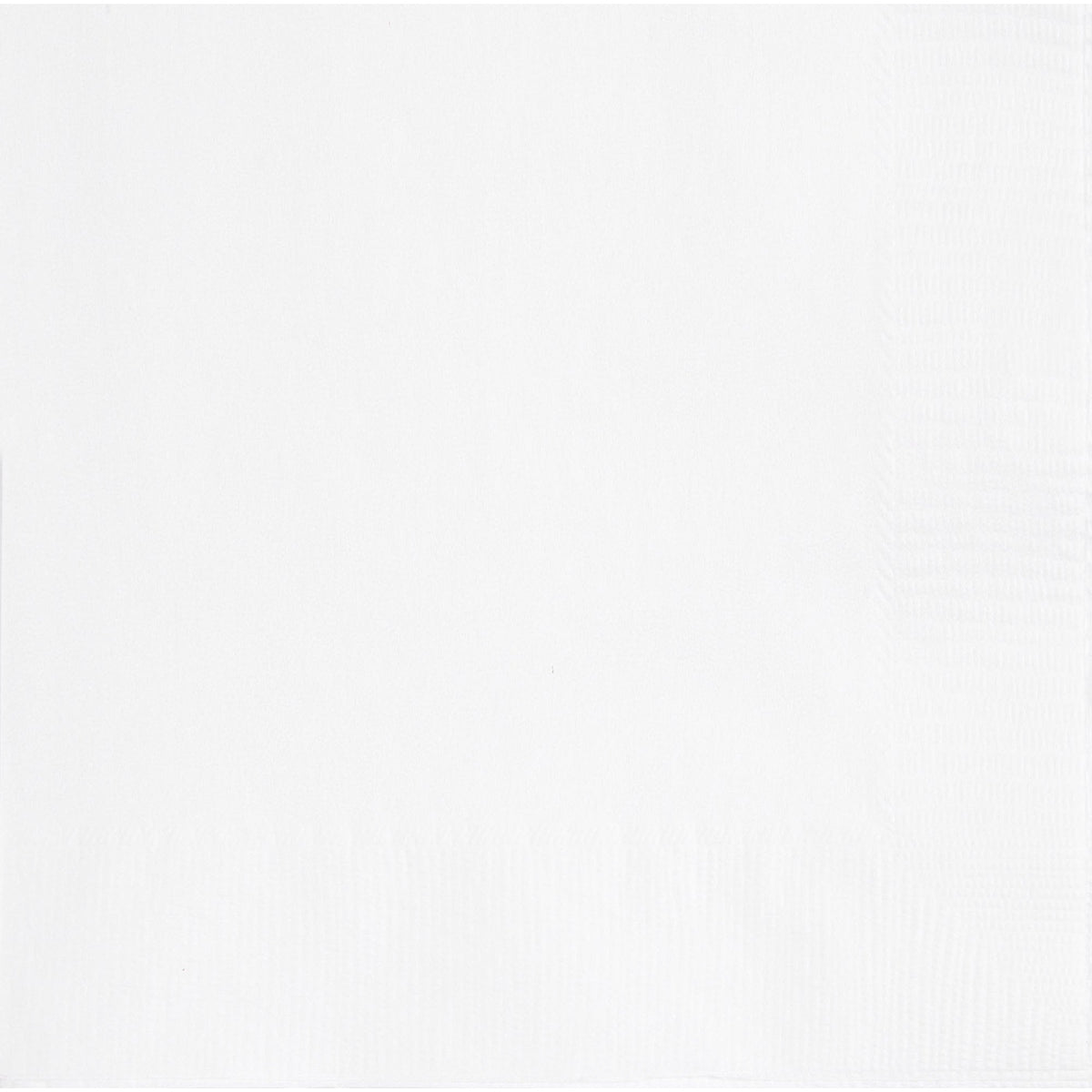 UNIQUE PARTY FAVORS Disposable-Plasticware White Large Lunch Napkins, 20 Count 011179031023