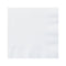 UNIQUE PARTY FAVORS Disposable-Plasticware White Small Beverage Napkins, 40 Count 011179344291