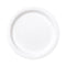 UNIQUE PARTY FAVORS Disposable-Plasticware White Small Round Dessert Paper Plates, 7 Inches, 8 Count 011179031047
