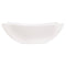 UNIQUE PARTY FAVORS Disposable-Plasticware White Square Plastic Serving Bowl, 1 Count 011179747832