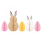 UNIQUE PARTY FAVORS Easter Dainty Easter Honeycomb Centerpriece Decoration Kit, 5 Count