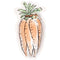 UNIQUE PARTY FAVORS Easter Dainty Easter Large Carrot Shaped Plates, 8 Count