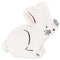 UNIQUE PARTY FAVORS Easter Dainty Easter Mini Rabbit Piñata, 1 Count