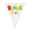 UNIQUE PARTY FAVORS General Birthday Bright "Bonne Fête" Flag Banner, 144 Inches, 1 Count