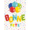 UNIQUE PARTY FAVORS General Birthday Bright Bonne Fête Invitations, 8 Count