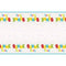 UNIQUE PARTY FAVORS General Birthday Bright "Bonne Fête" Rectangular Plastic Table Cover, 54 x 84 Inches, 1 Count 011179109838