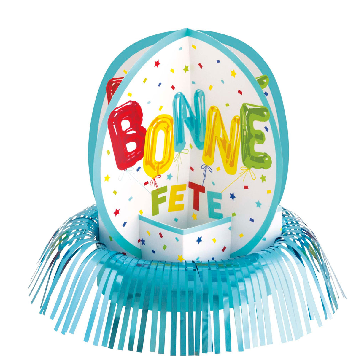 UNIQUE PARTY FAVORS General Birthday Bright Bonne Fête Table Decorating Kit, 1 Count