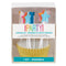 UNIQUE PARTY FAVORS General Birthday Feelin' Retro Birthday Cupcake Kit, 24 Count 011179437757
