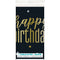 UNIQUE PARTY FAVORS General Birthday Metallic Happy Birthday Plastic Table Cover, 54 x 84 Inches, 1 Count 011179731831