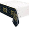 UNIQUE PARTY FAVORS General Birthday Metallic Happy Birthday Plastic Table Cover, 54 x 84 Inches, 1 Count 011179731831