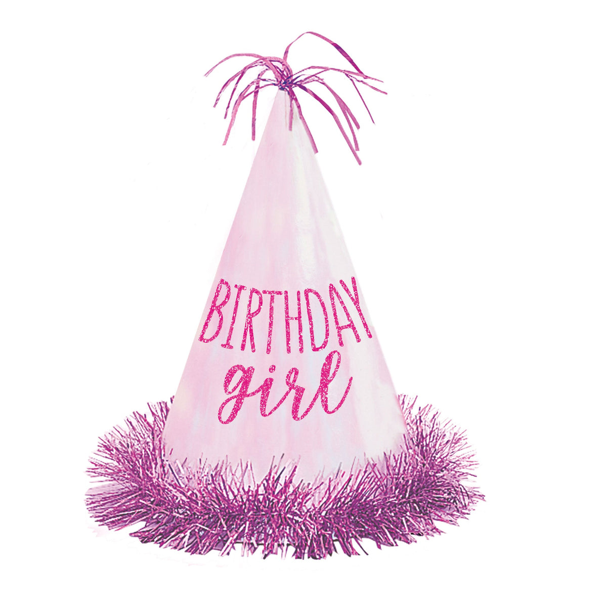 UNIQUE PARTY FAVORS General Birthday Pink Birthday Girl Party Hat, 1 Count 011179900602