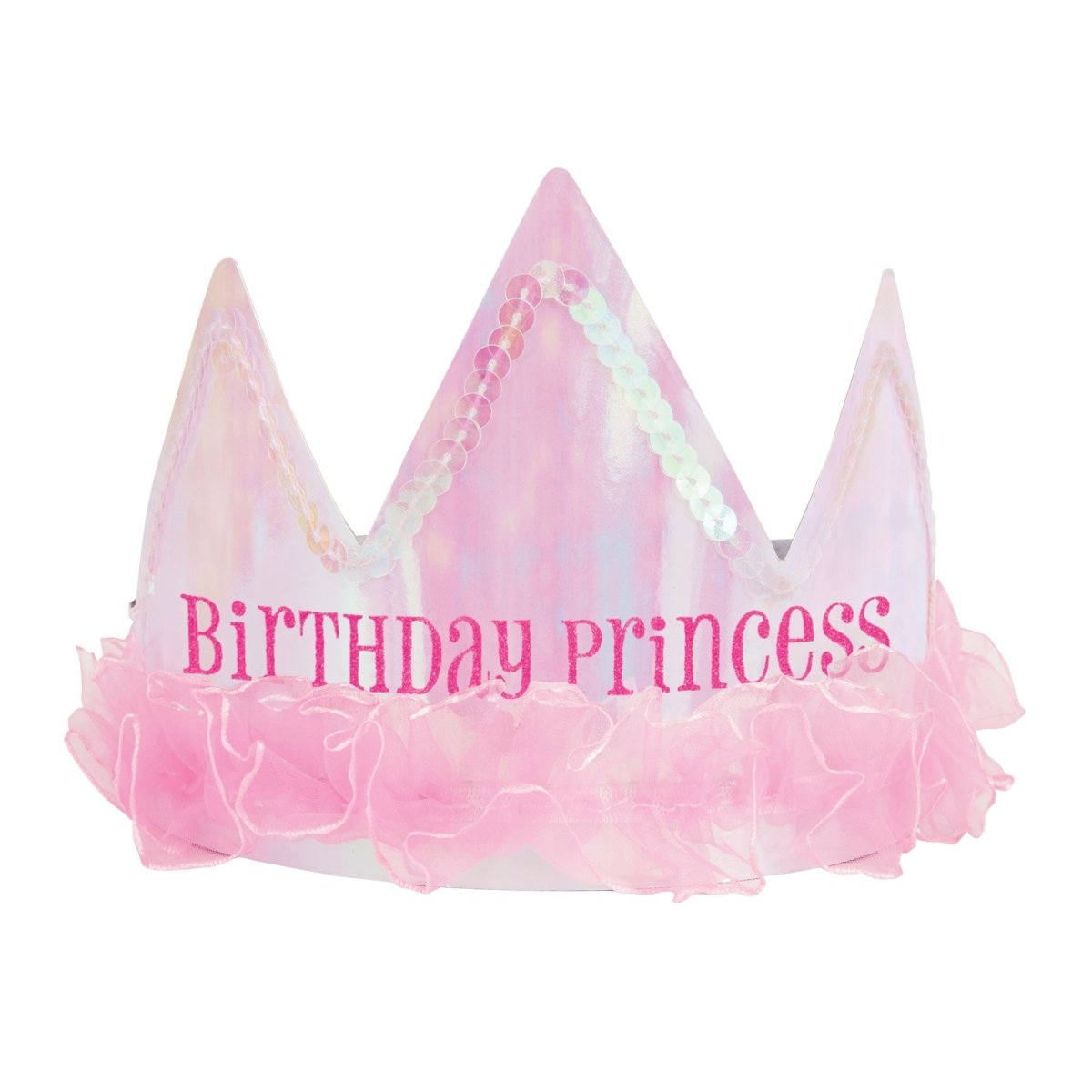UNIQUE PARTY FAVORS General Birthday Pink Birthday Princess Tiara, 1 Count 011179900657