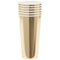 UNIQUE PARTY FAVORS General Birthday Silver and Gold Happy Birthday Gold Paper Cups, 20 Oz, 6 Count 011179418770