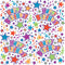UNIQUE PARTY FAVORS Gift Wrap & Bags Birthday Stars Gift Wrap, 60 x 30 Inches, 1 Count 01117943057