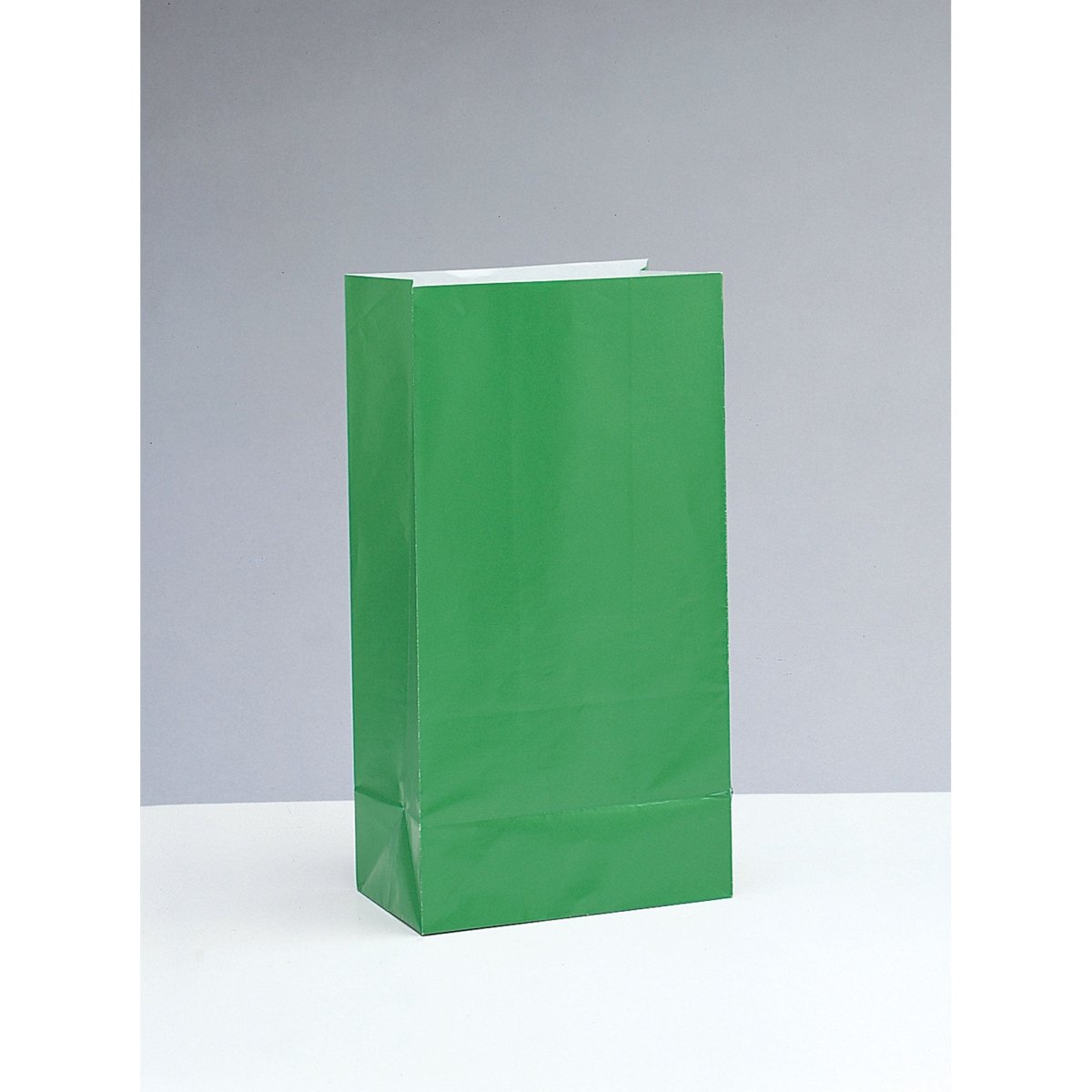 UNIQUE PARTY FAVORS Gift Wrap & Bags Festive Green Paper Party Bags, 10 x 5 Inches, 12 Count 011179590070