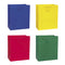 UNIQUE PARTY FAVORS Gift Wrap & Bags Medium Plain Colour Gift Bag, Assortment, 1 Count 011179643127