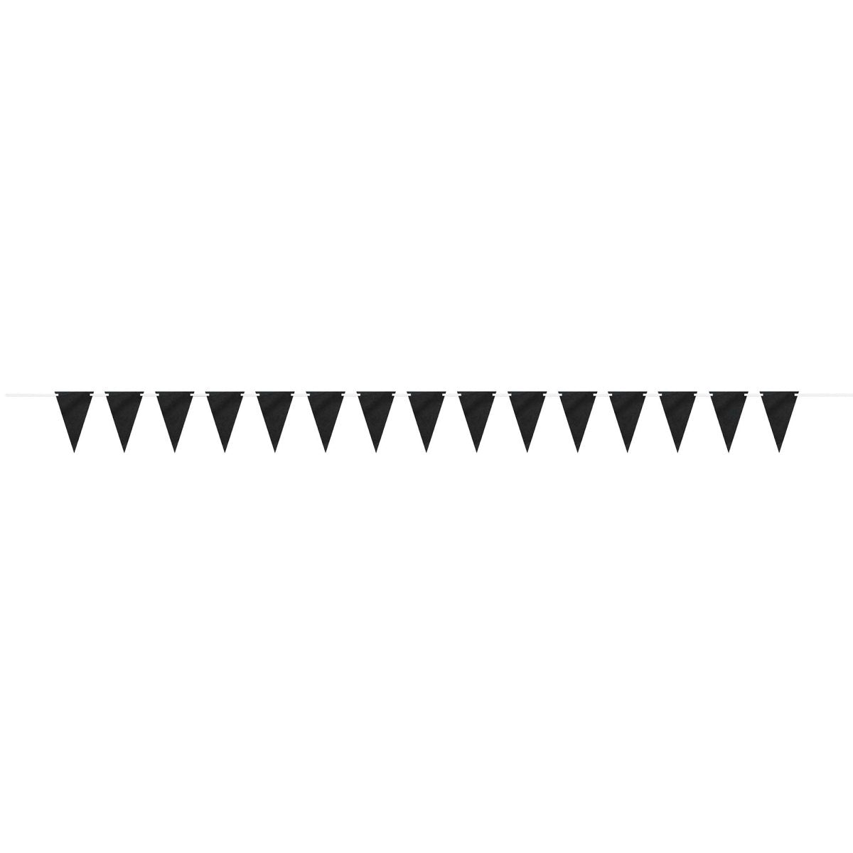 UNIQUE PARTY FAVORS Graduation Chalkboard Paper Flag Banner with Chalk, 108 Inches, 1 Count 011179635689
