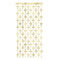 UNIQUE PARTY FAVORS Graduation Golden Star Graduation Photo Backdrop, 39 X 79 Inches, 1 Count 011179735440