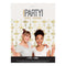 UNIQUE PARTY FAVORS Graduation Golden Star Graduation Photo Backdrop, 39 X 79 Inches, 1 Count 011179735440