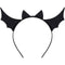 UNIQUE PARTY FAVORS Halloween Bats and Boos Black Bat Headband, 1 Count 011179219117
