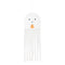 UNIQUE PARTY FAVORS Halloween Ghost Paper Hanging Decorations, 3 Count 011179542406