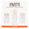 UNIQUE PARTY FAVORS Halloween Ghost Paper Hanging Decorations, 3 Count 011179542406