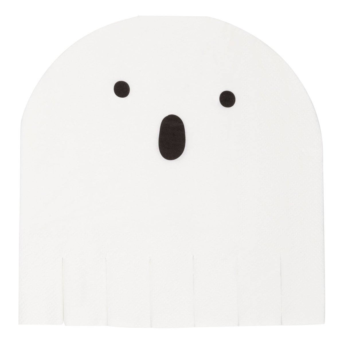 UNIQUE PARTY FAVORS Halloween Groovy Halloween Large Ghost Shaped Lunch Napkins, 16 Count 011179542321