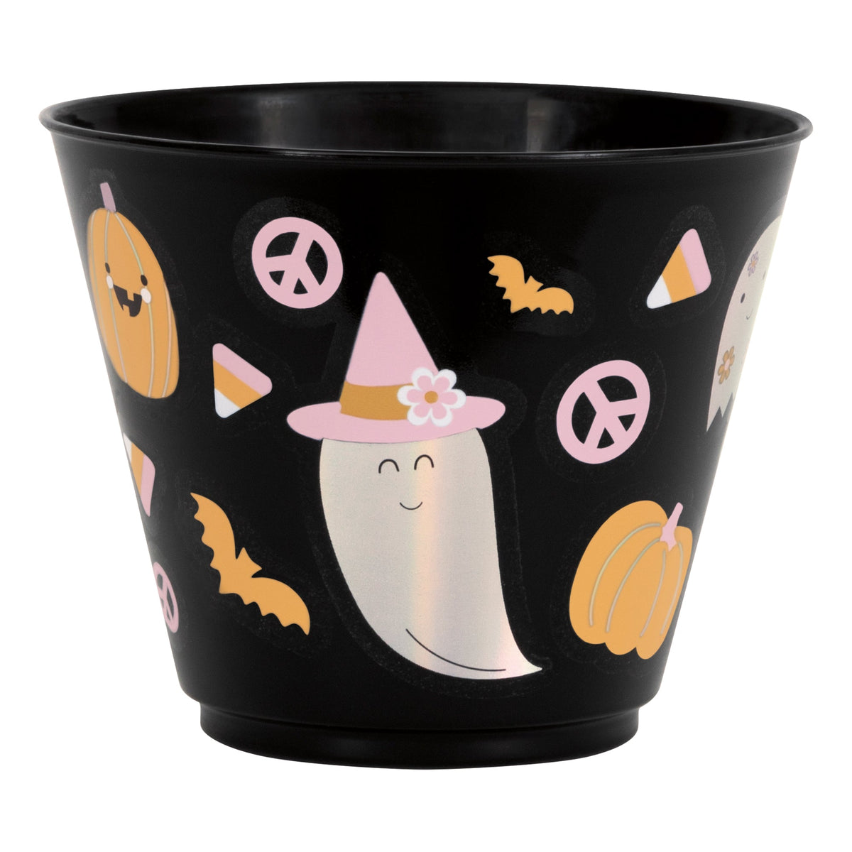 UNIQUE PARTY FAVORS Halloween Groovy Halloween Mini Plastic Tumblers, 9 Oz, 8 Count 011179542291