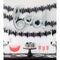 UNIQUE PARTY FAVORS Halloween Iridescent Hauntings Bat Tissue Garland, 120 Inches, 3 Count