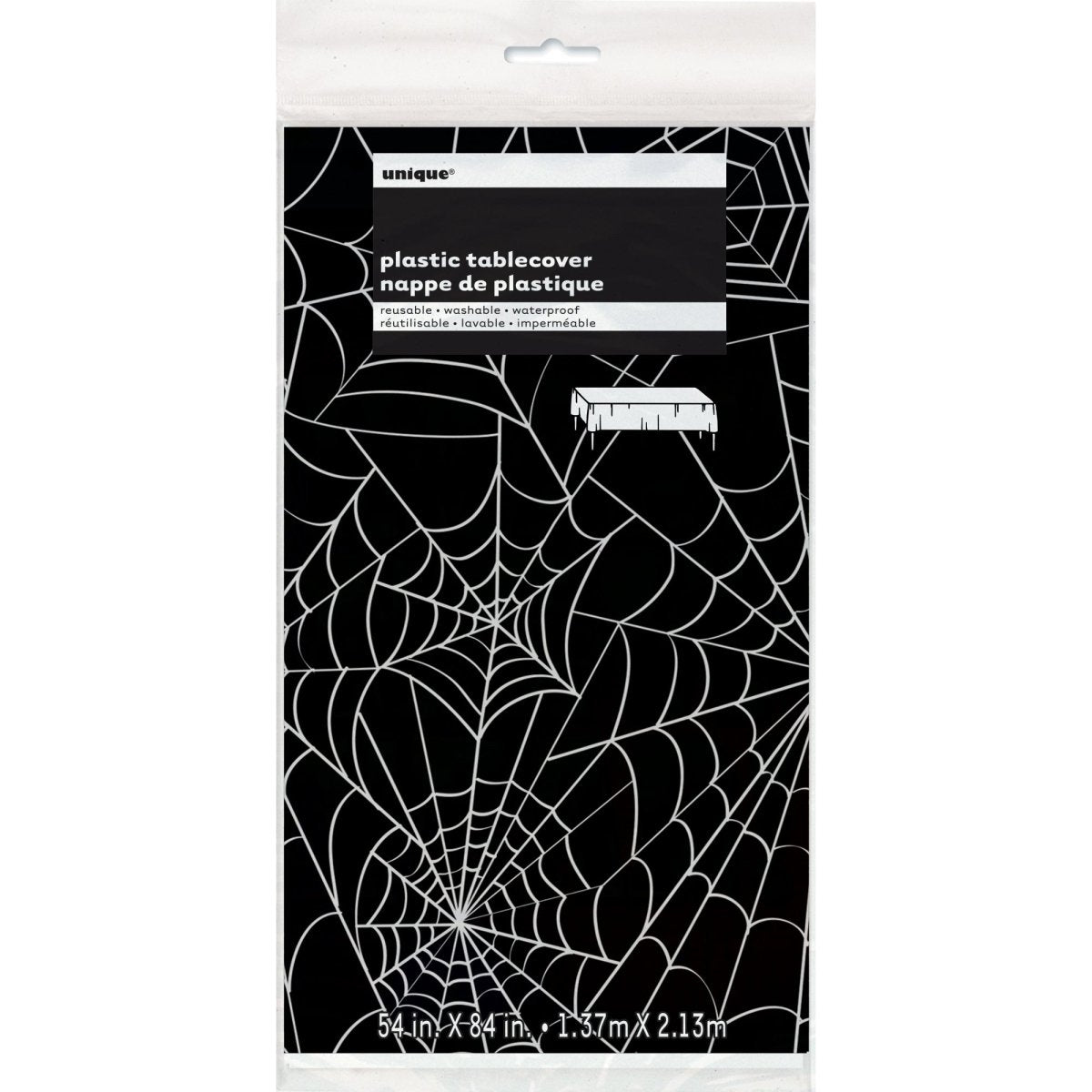 Rectangular Spider Web Rectangular Spider Web Table Cover | Party Expert