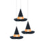 UNIQUE PARTY FAVORS Halloween Witch Hat Paper Hanging Decorations, 3 Count 011179542383
