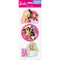 UNIQUE PARTY FAVORS Kids Birthday Barbie Birthday Stickers, 3 Count