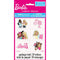 UNIQUE PARTY FAVORS Kids Birthday Barbie Birthday Tattoo Sheets, 4 Sheets, 24 Count 011179477470