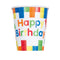 UNIQUE PARTY FAVORS Kids Birthday Building Blocks Birthday Paper Cups, 9 Oz, 8 Count 011179582365