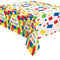 UNIQUE PARTY FAVORS Kids Birthday Building Blocks Birthday Rectangular Plastic Table Cover, 54 x 84 Inches, 1 Count 011179582334
