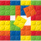 UNIQUE PARTY FAVORS Kids Birthday Building Blocks Birthday Small Beverage Napkins, 16 Count 011179582310