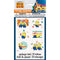 UNIQUE PARTY FAVORS Kids Birthday Despicable Me 4 Tattoo Sheets, 4 Count