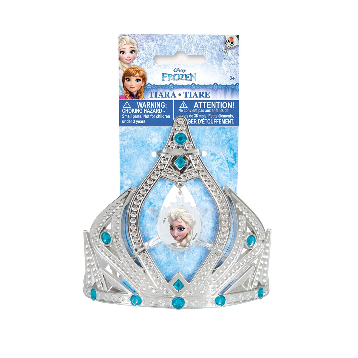 UNIQUE PARTY FAVORS Kids Birthday Disney Frozen Tiara with Medallion, 1 Count