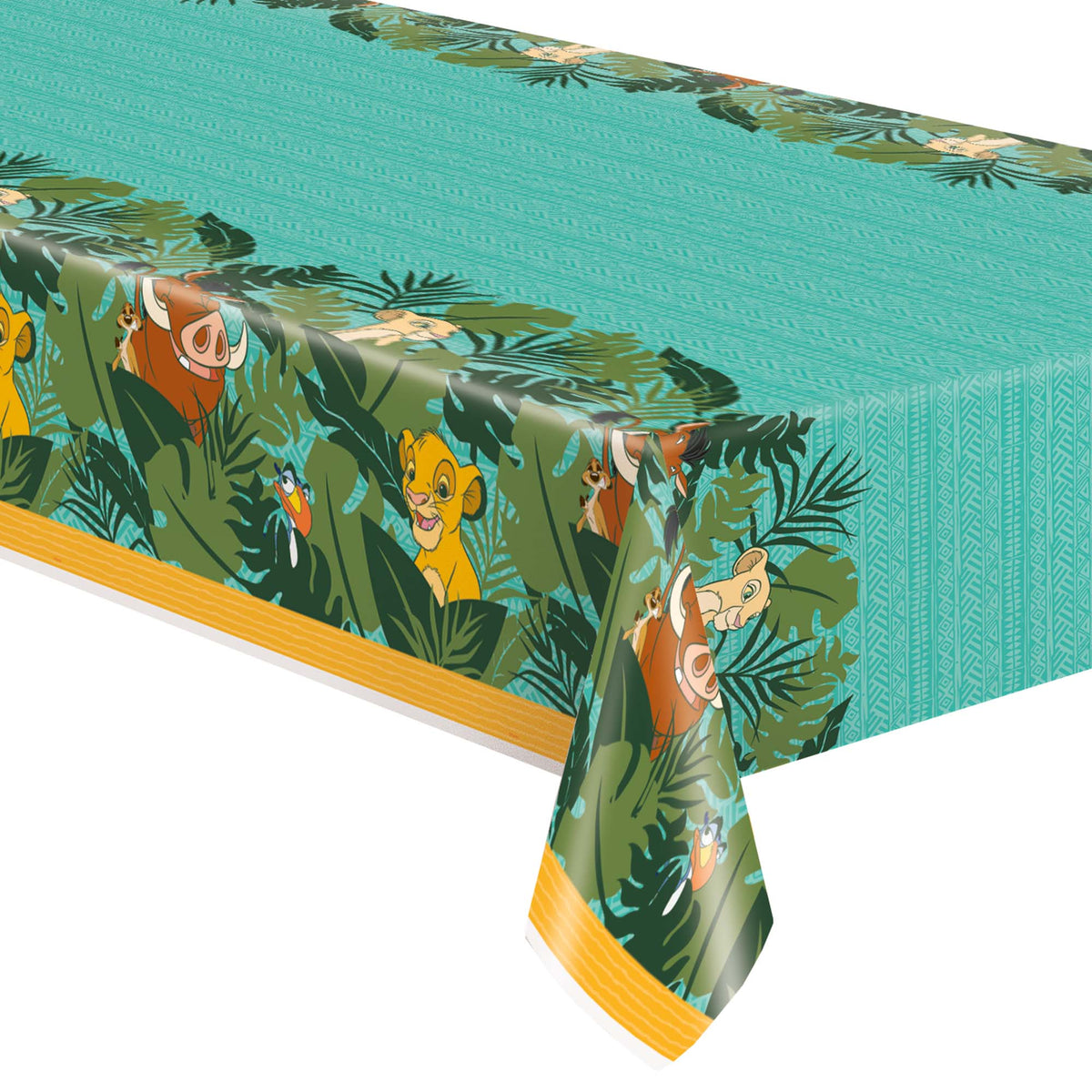 UNIQUE PARTY FAVORS Kids Birthday Disney Lion King Birthday Rectangular Plastic Table Cover, 54 x 84 Inches, 1 Count
