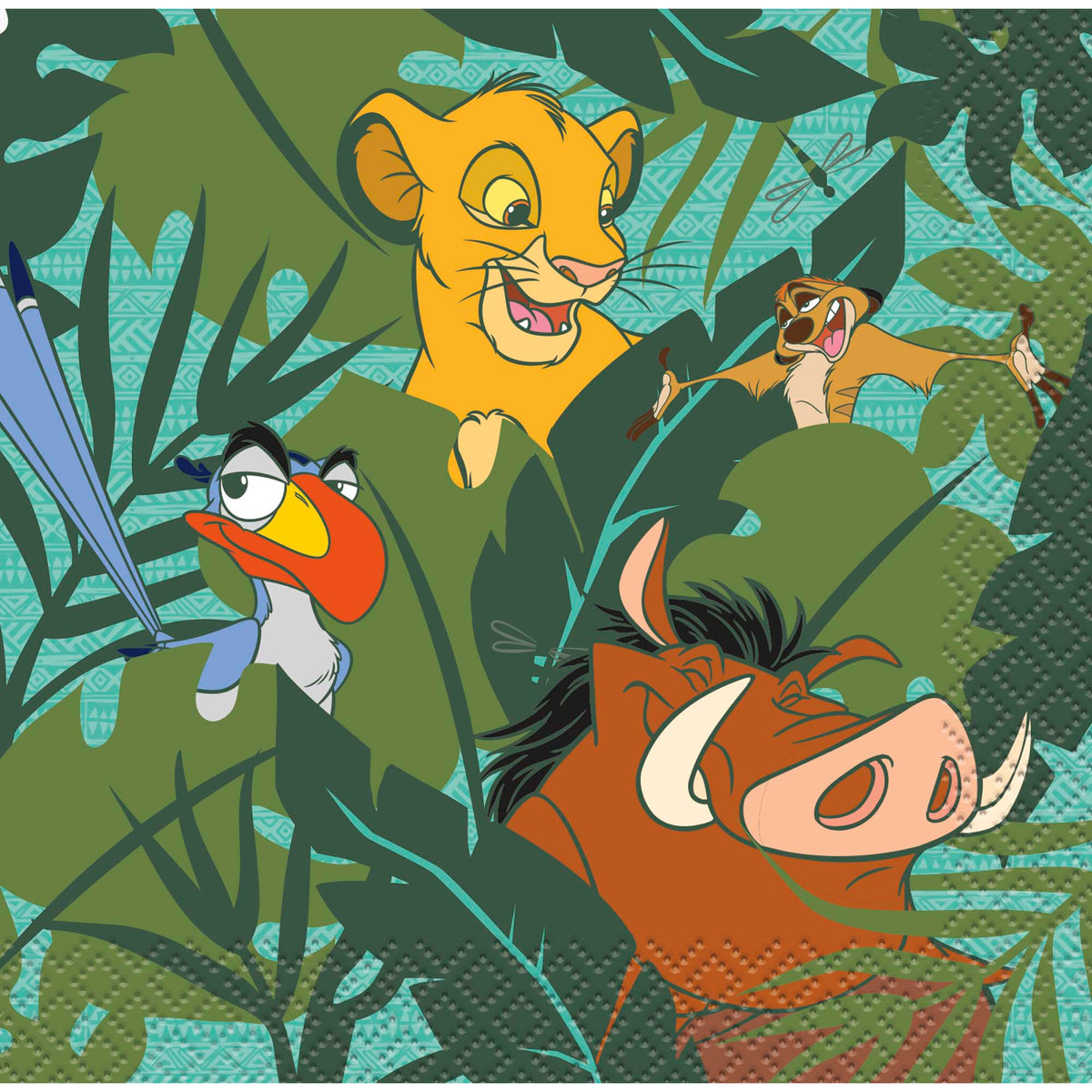 UNIQUE PARTY FAVORS Kids Birthday Disney Lion King Birthday Small Beverage Napkins, 16 Count