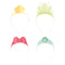 UNIQUE PARTY FAVORS Kids Birthday Disney Princesses Birthday Paper Headband, 4 Count 011179154142